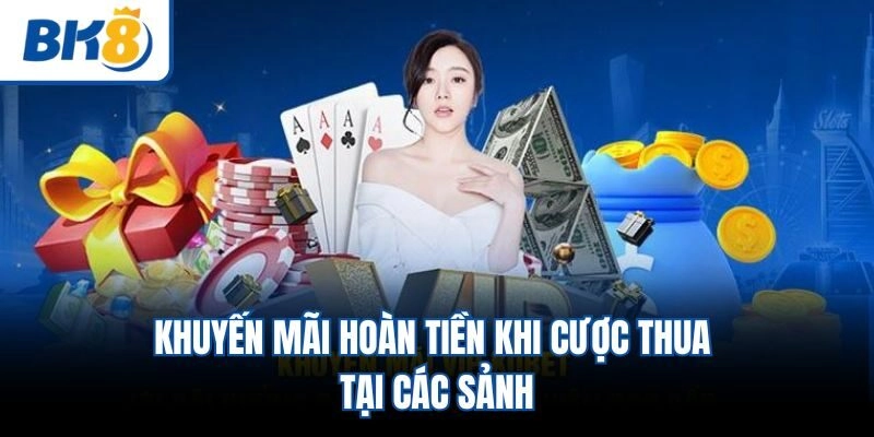 Khuyến mãi hoàn tiền khi cược thua tại các sảnh